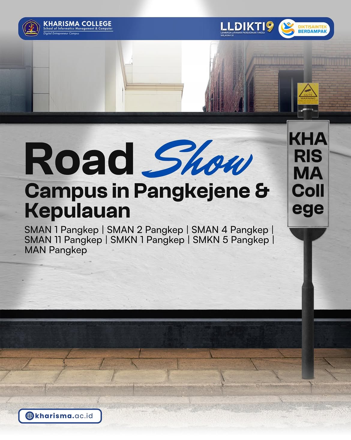 KHARISMA College Gelar Roadshow Pendidikan ke Sekolah-Sekolah di Kabupaten Pangkep