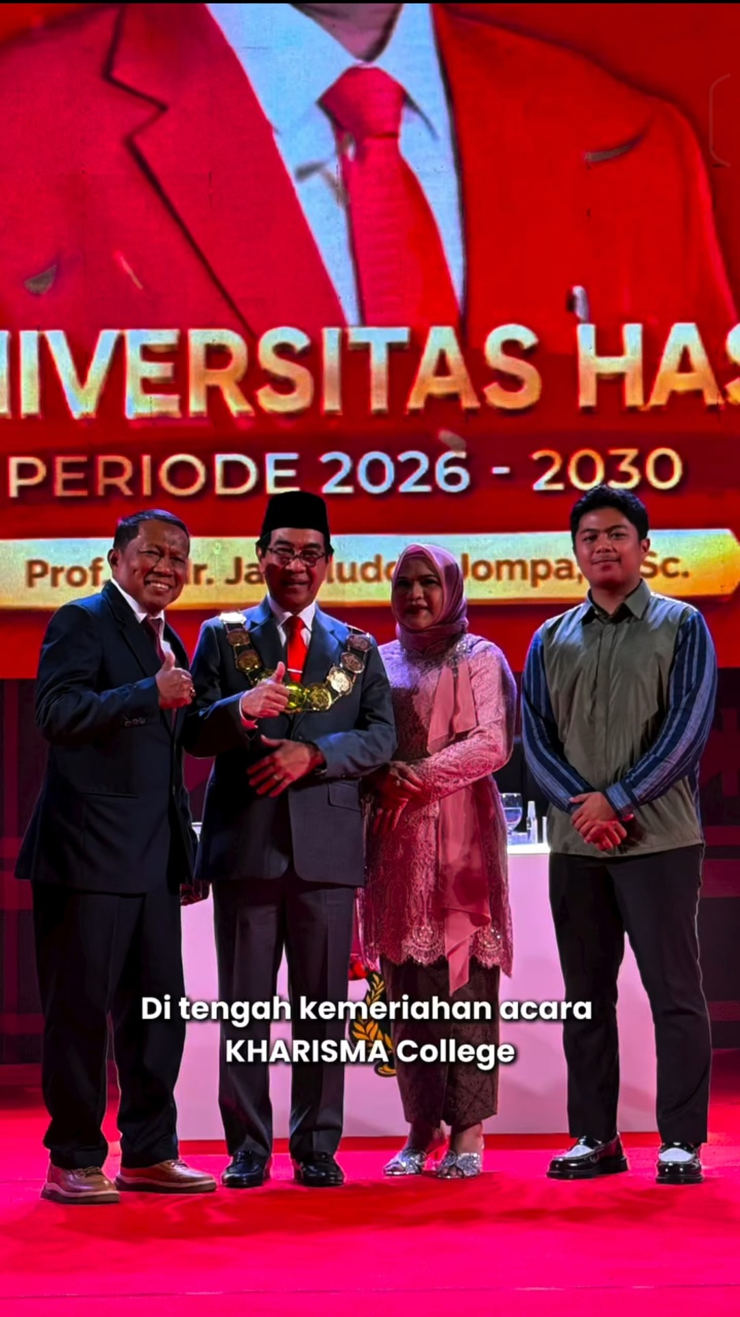 KHARISMA College Hadir di Pelantikan Rektor Universitas Hasanuddin