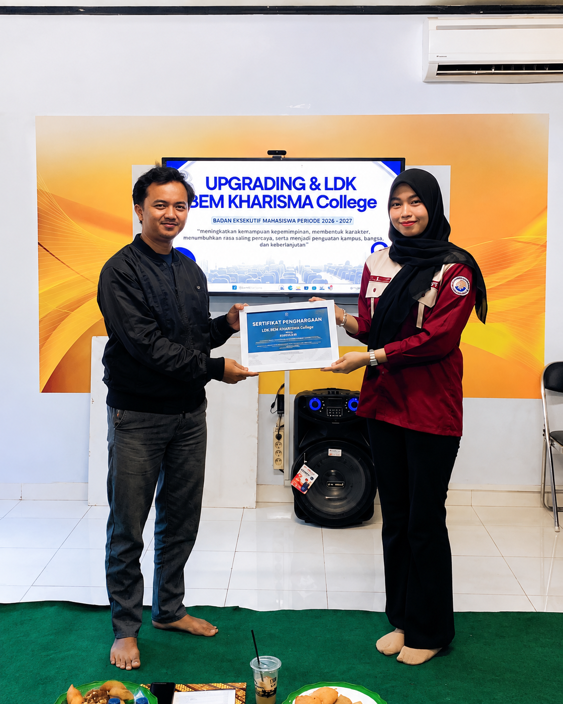 Bangun Pengurus yang Solid, BEM KHARISMA College Gelar Upgrading dan LDKM