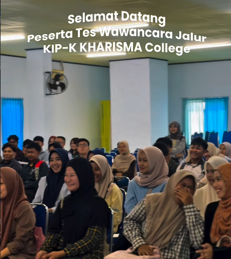 Ratusan Camaba Jalur KIP-K Antusias Ikuti Tes Wawancara di KHARISMA College